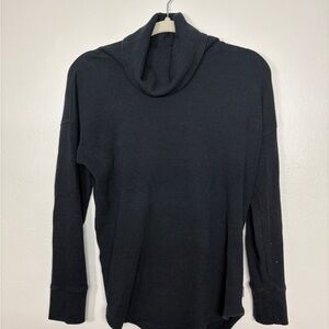 Eddie Bauer Women's Black Cowlneck Sweater